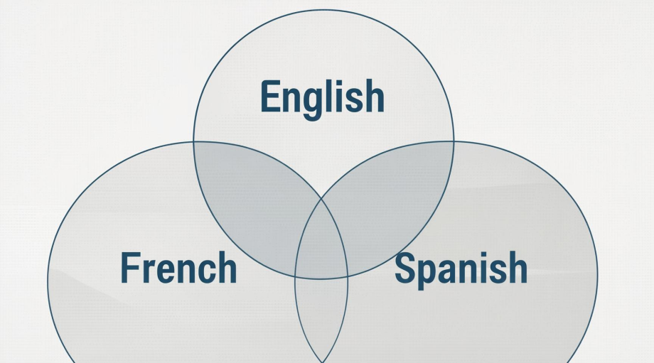 IT terms in 3 langs: English, French, Spanish